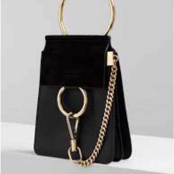 Chloe Black Faye small bracelet bag EUC with dust bag - Picture 3 of 9